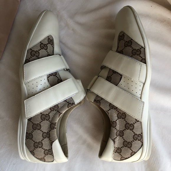 Gucci Velcro Monogram Sneakers - Picture 5 of 13